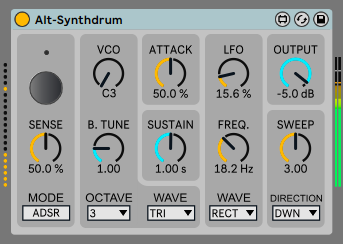 The image of ALT-Synthdrum device